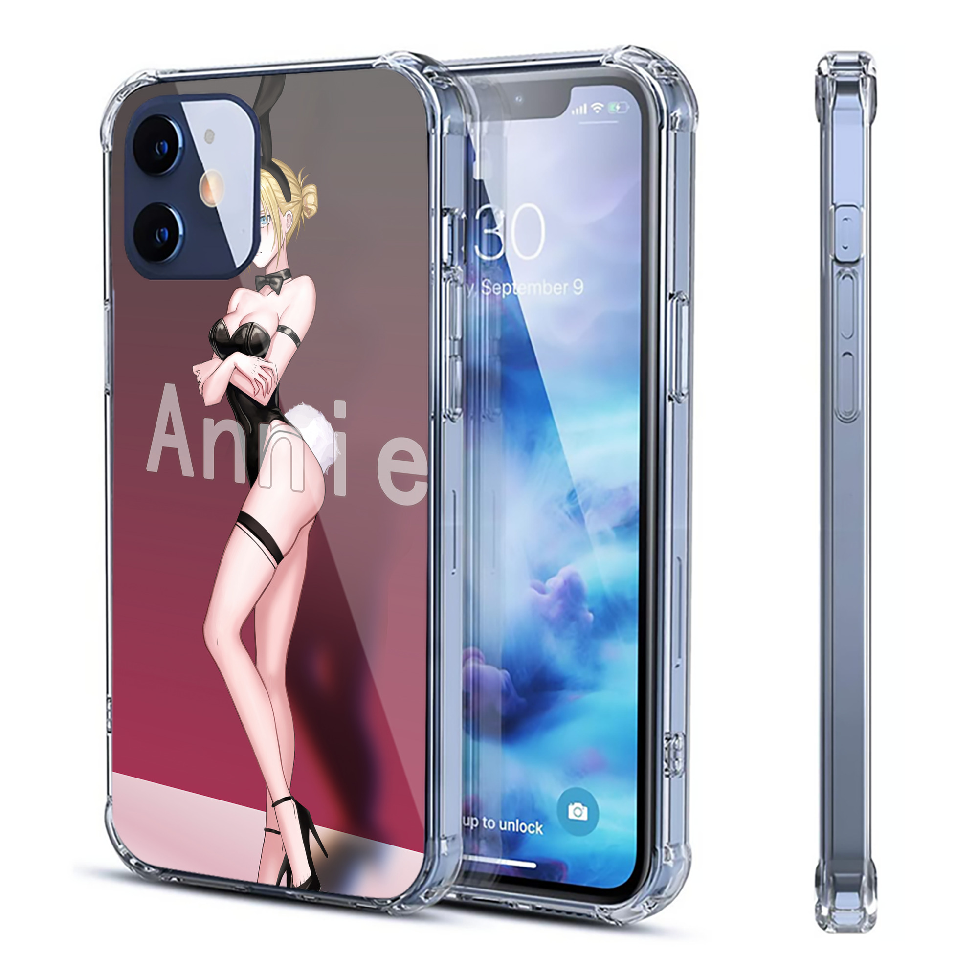 （画像用） 進撃の巨人 Attack on Titan 【iPhone 12シリーズ対応】透明スマホケース（クリアソフトケース）